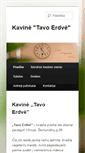 Mobile Screenshot of kavinetavoerdve.lt